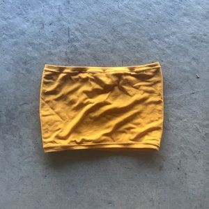 F21 mustard tube top 🌞
